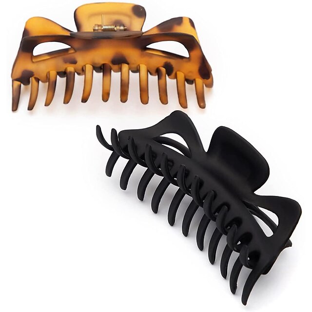 Shoes & Bags Fashion Accessories | 2pcs Womens Hair Claws Hair Clip For Flower Classic Plastic Mixed Color - EI66231