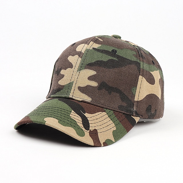 Shoes & Bags Fashion Accessories | 1pcs New Camo Baseball Cap Fishing Caps Men Outdoor Sport Camouflage Jungle Hat Hiking Casque