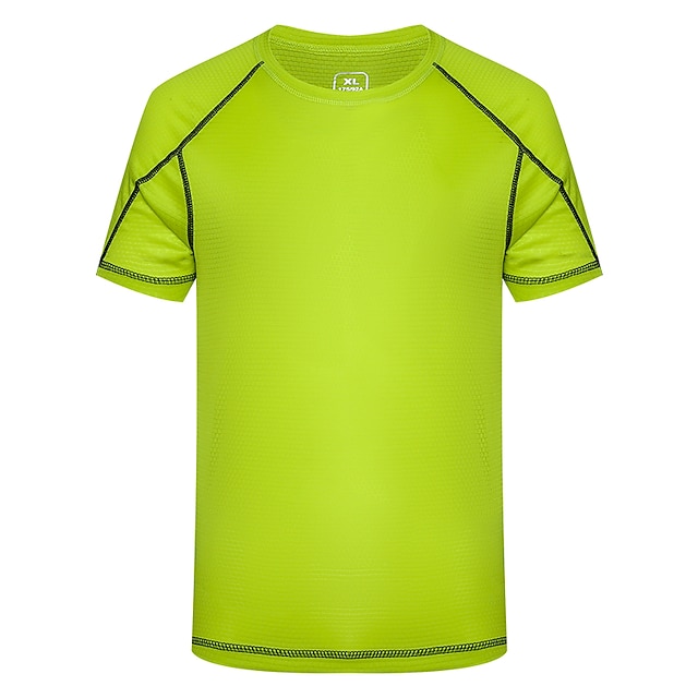 Sports & Outdoors Running, Jogging & Walking | Mens Running Shirt Mesh Top Athleisure Breathable Quick Dry Lightweight Fitness R