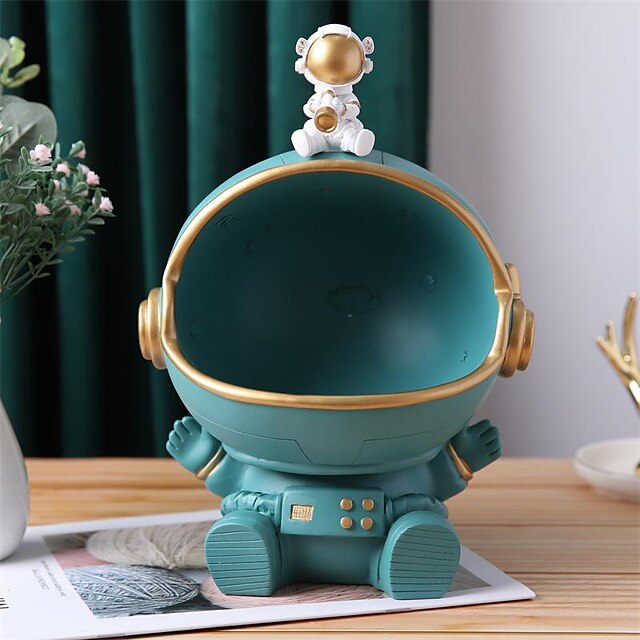 Home & Garden Home Decor | New Space Astronaut Storage Ashtray Convenient And Practical Resin Ornaments Home Living Room Decorat