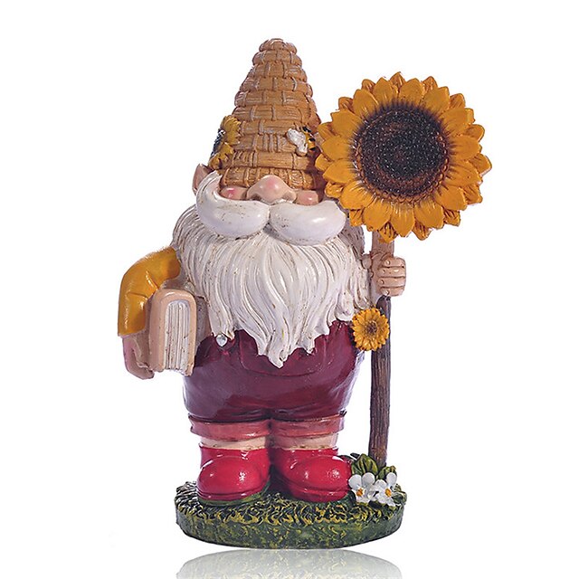 Home & Garden Home Decor | Bee Festival Gifts Gnome Dwarf Ornament Garden Resin Statue Ornament Decorative Dwarf Crafts - AD8830