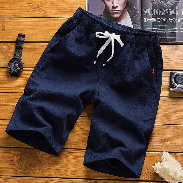 Mens Clothing Mens Bottoms | Mens Womens Stylish Athleisure Crop Chinos Multiple Pockets Knee Length Pants Casual Daily Micro-el