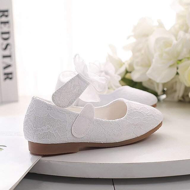 Shoes & Bags Kids Shoes | Girls Flats Flower Girl Shoes Lace Breathable Mesh Breathability Wedding Cute Dress Shoes Little Kids(