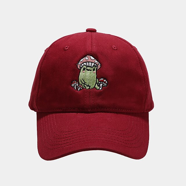 Shoes & Bags Fashion Accessories | Women Men Couple Summer Cotton Baseball Cap Cartoon Embroidery Solid Color Harajuku Hip Hop S