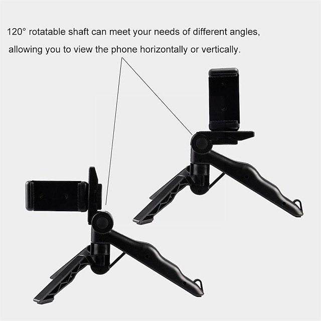 Phones & Accessories Phone Mounts & Holders | Desktop Mini Tripod Stand Portable Holder Stabilizer Making Camera Photography Sui