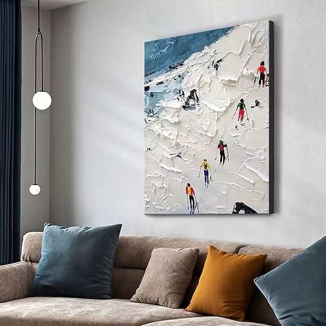 Home & Garden Wall Art | Handmade Hand Painted Oil Painting Wall Art Iceberg Landscape Home Decoration Decor Rolled Canvas No Fr