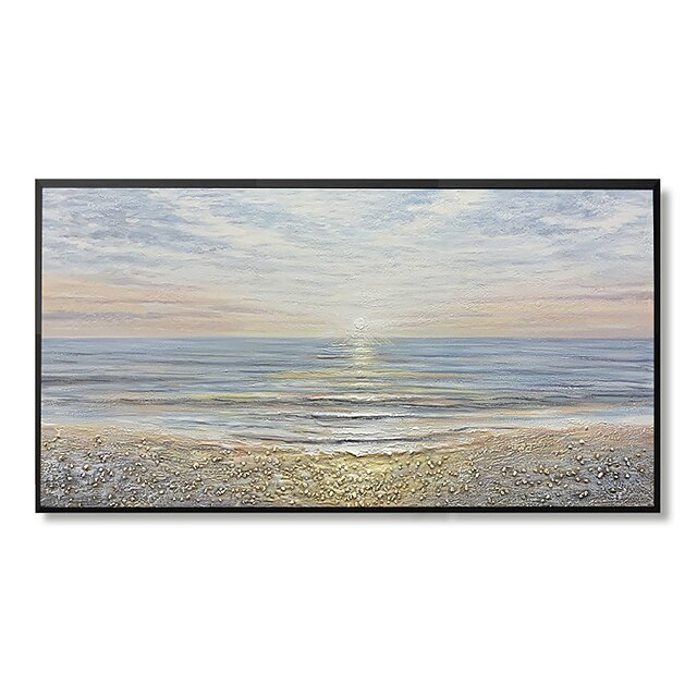 Home & Garden Wall Art | Oil Painting Handmade Hand Painted Wall Art Modern Abstract Seascape Sunset Abstract Landscape Home Dec