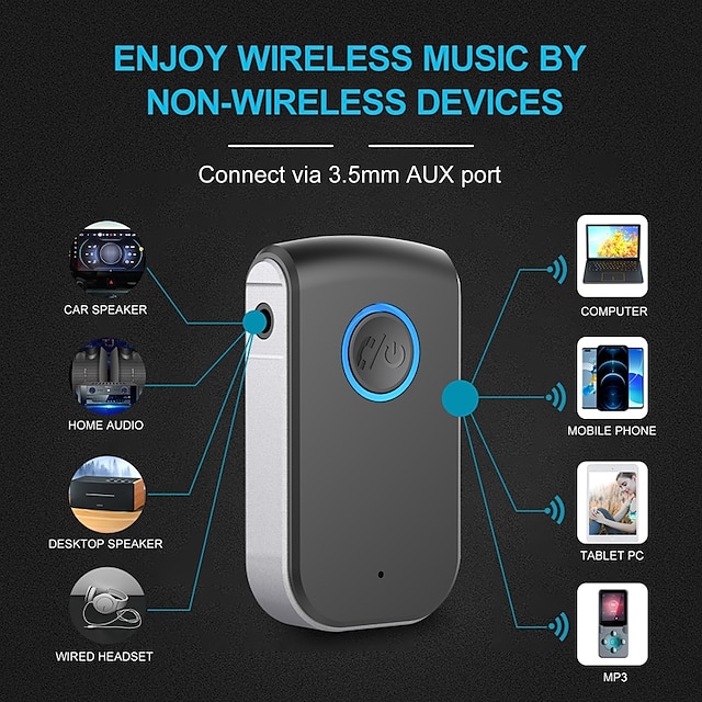  Bluetooth 5.0 FM Transmitter Car Handsfree Bluetooth / MP3 Car