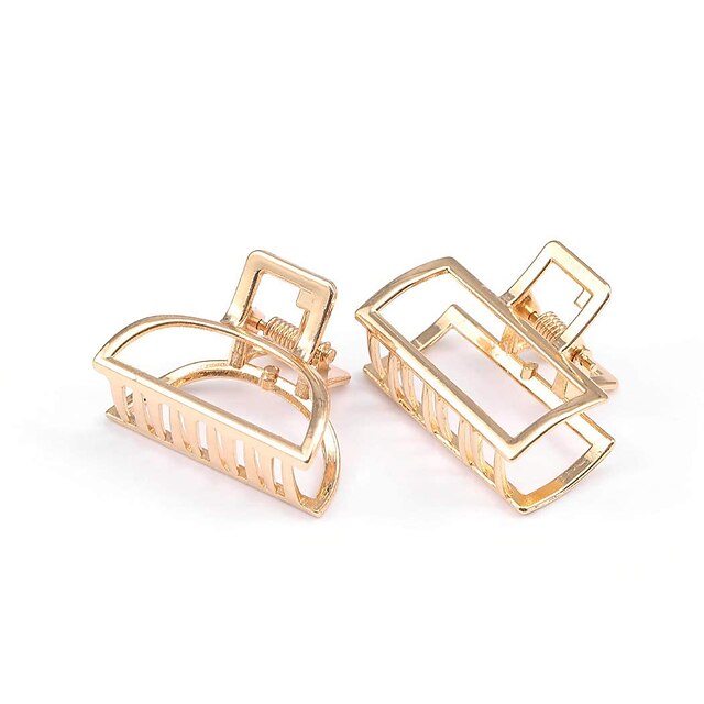 Shoes & Bags Fashion Accessories | Hair Claw Gold Hair Clips Mini Non Slip Claw Clips Hair Accessories Daily Party Gift for Wome