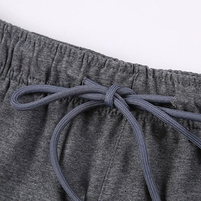 Mens Clothing Mens Bottoms | Mens Classic Style Fashion Active Shorts Elastic Drawstring Design Knee Length Pants Sports Outdoor