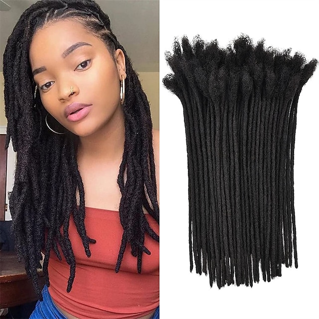  Inslag Bulk haar haarweefsel Haarextensions Remy mensenhaar 25st pak Gekruld Afro krullend Zwart Haarextensions
