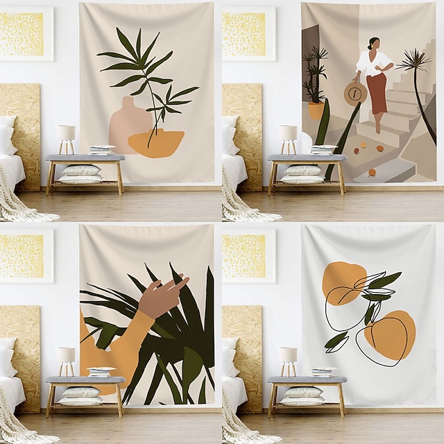 Home & Garden Home Decor | Wall Tapestry Art Decor Blanket Curtain Hanging Home Bedroom Living Room Decoration Polyester - OX526