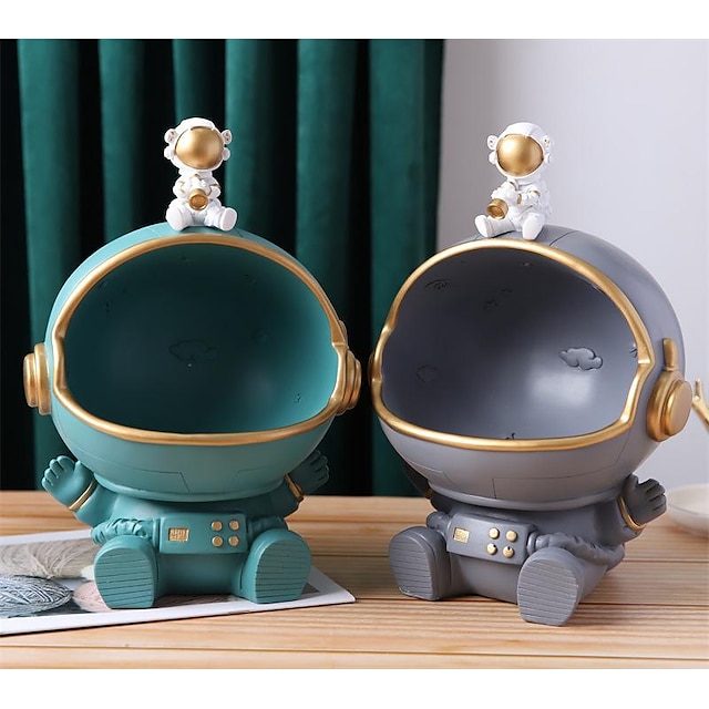 Home & Garden Home Decor | New Space Astronaut Storage Ashtray Convenient And Practical Resin Ornaments Home Living Room Decorat