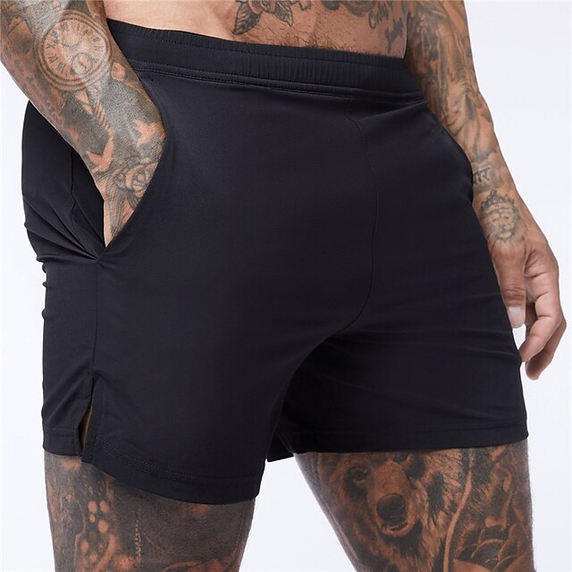 Mens Clothing Mens Bottoms | Mens Classic Style Fashion Active Shorts Elastic Waist Front Pocket Short Pants Sports Outdoor Casu