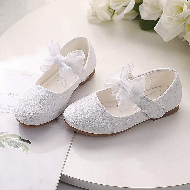 Shoes & Bags Kids Shoes | Girls Flats Flower Girl Shoes Lace Breathable Mesh Breathability Wedding Cute Dress Shoes Little Kids(