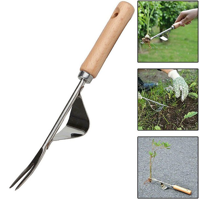  1 st handmatige tuinwieder reiniging gazon stevige graven trekker hand wieden trimmen verwijdering gras tool transplantatie accessoires