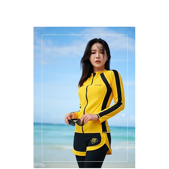 Sports & Outdoors Surfing, Diving & Snorkeling | Womens Rash Guard Rash guard Swimsuit UV Sun Protection UPF50+ Breathable Long 