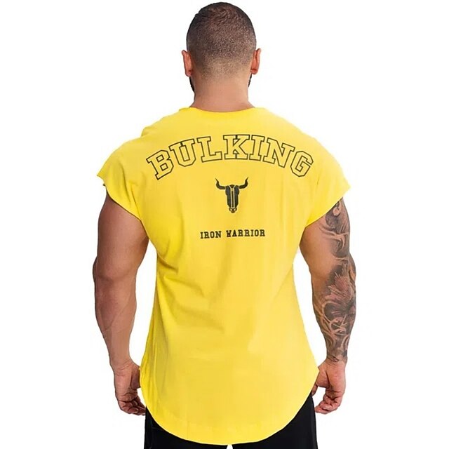 Sports & Outdoors Running, Jogging & Walking | Mens Workout Shirt Running Shirt Tee Tshirt Top Athletic Athleisure Cotton Breath