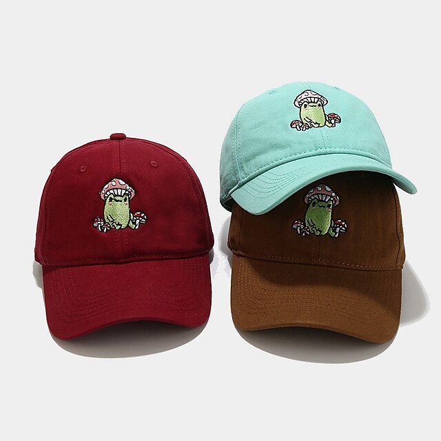 Shoes & Bags Fashion Accessories | Women Men Couple Summer Cotton Baseball Cap Cartoon Embroidery Solid Color Harajuku Hip Hop S