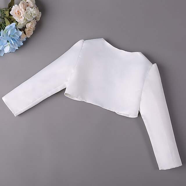 Baby & Kids Girls Clothing | Kids Girls Coat Long Sleeve White Floral Patchwork Spring Summer Cute Party 2-12 Years / Short - GJ