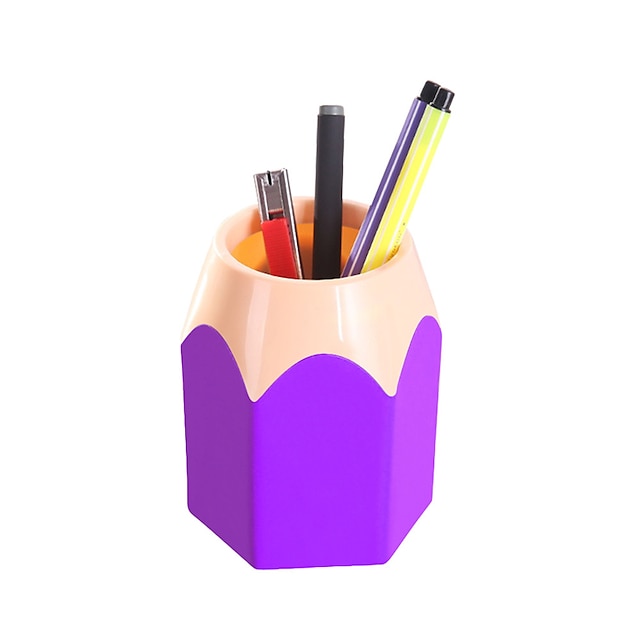 Consumer Electronics Stationery | Pen Pencil Holder Cup Creative Multifunction Plastics for School Student Children - DA93822