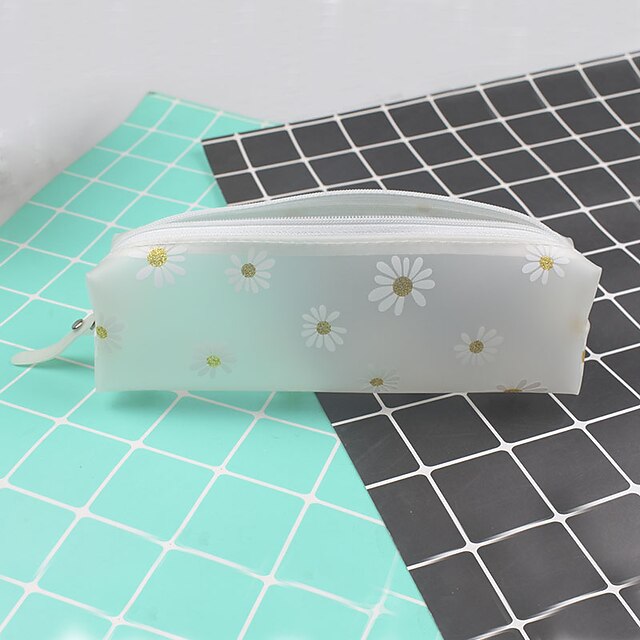 Consumer Electronics Stationery | Pencil Case Pen Pouch Marker Bag Waterproof Wear-Resistant Transparent TPU for School Office S