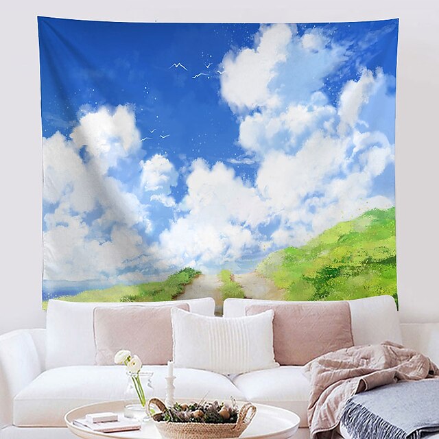 Home & Garden Home Decor | Oil Painting Style Wall Tapestry Art Decor Blanket Curtain Hanging Home Bedroom Living Room Decoratio