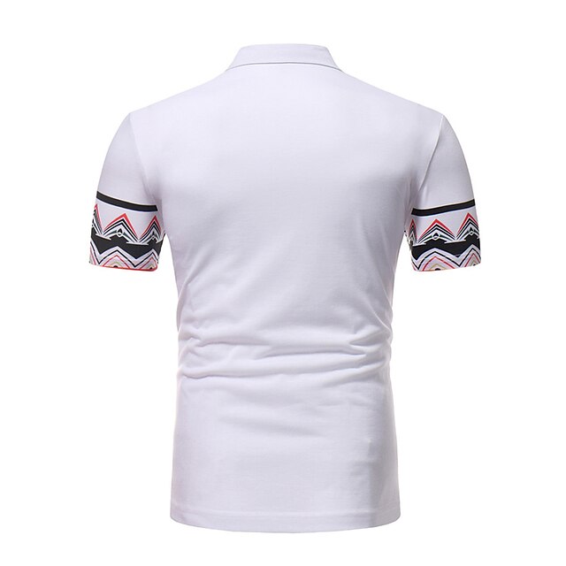 Mens Clothing Mens Shirts | Mens Golf Shirt Tribal Turndown Street Casual Button-Down Short Sleeve Tops Casual Fashion Breathabl