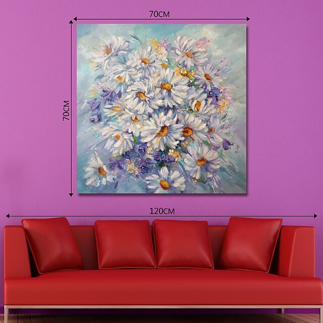 Home & Garden Wall Art | Oil Painting Handmade Hand Painted Wall Art Abstract Flowers Canvas Painting Home Decoration Decor Stre