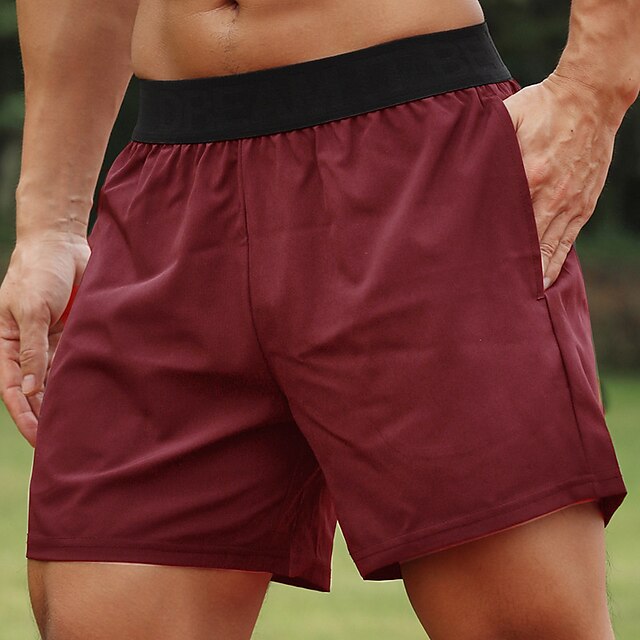 Mens Clothing Mens Bottoms | Mens Casual Casual / Sporty Active Shorts Pocket Elastic Waist Short Pants Sports Outdoor Casual Mi