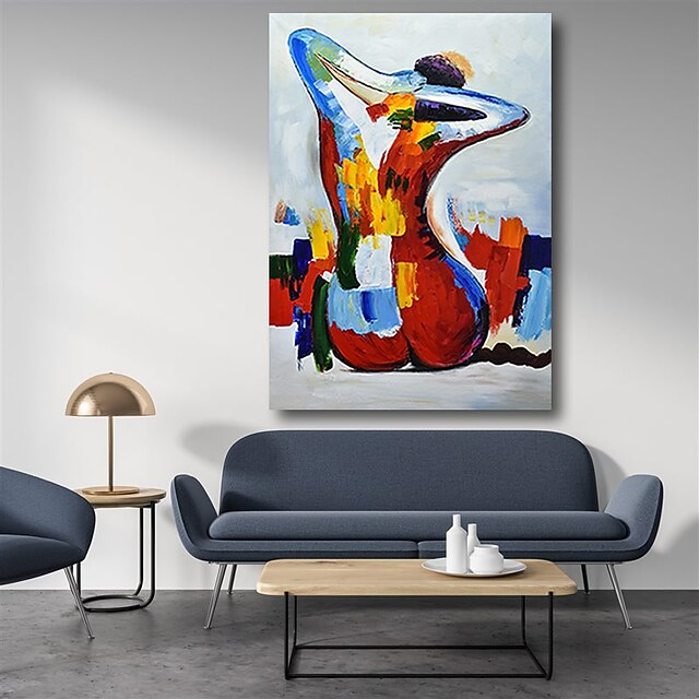 Home & Garden Wall Art | Oil Painting Handmade Hand Painted Wall Art Abstract Modern Figure Nude Girl Lady Home Decoration Decor