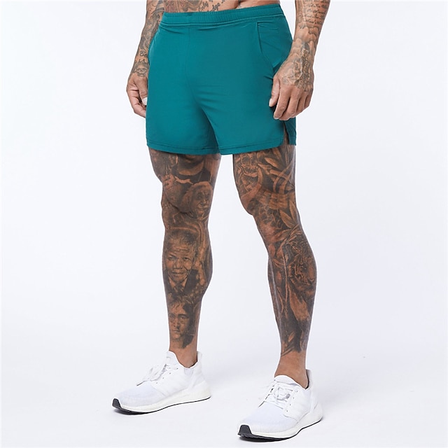 Mens Clothing Mens Bottoms | Mens Classic Style Fashion Active Shorts Elastic Waist Front Pocket Short Pants Sports Outdoor Casu