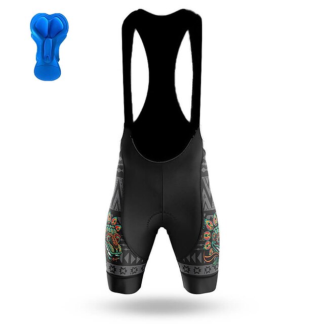 Sports & Outdoors Cycling | 21Grams Mens Cycling Bib Shorts Bike Bottoms Mountain Bike MTB Road Bike Cycling Sports Dragon Black