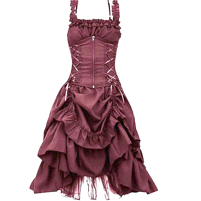 Punk & Gothic Medieval Cocktail Dress Vintage Dress Dress Masquerade 