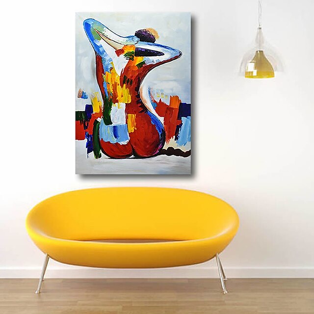 Home & Garden Wall Art | Oil Painting Handmade Hand Painted Wall Art Abstract Modern Figure Nude Girl Lady Home Decoration Decor