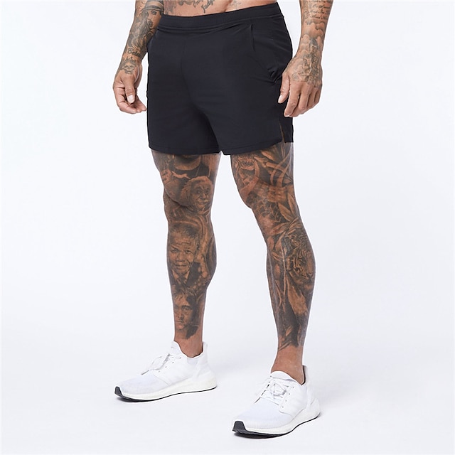 Mens Clothing Mens Bottoms | Mens Classic Style Fashion Active Shorts Elastic Waist Front Pocket Short Pants Sports Outdoor Casu