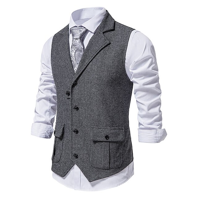 Vintage 1920s Vest Waistcoat The Great Gatsby Gentleman Groomsmen Men's ...