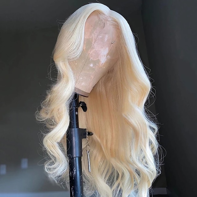 Beauty & Hair Wigs & Hair Pieces | Blonde Synthetic Lace Front Wig Long Wavy Synthetic Wigs for Women Heat Resistant Fiber Hair 