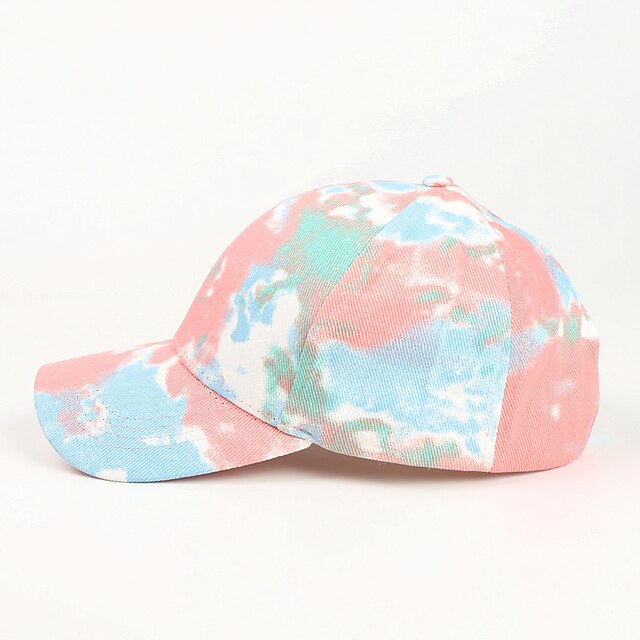 Shoes & Bags Fashion Accessories | 1pcs New Fashion Colorful Tie-dye Baseball Cap Spring Mens and Womens Trend Lovers Hat Outdoo