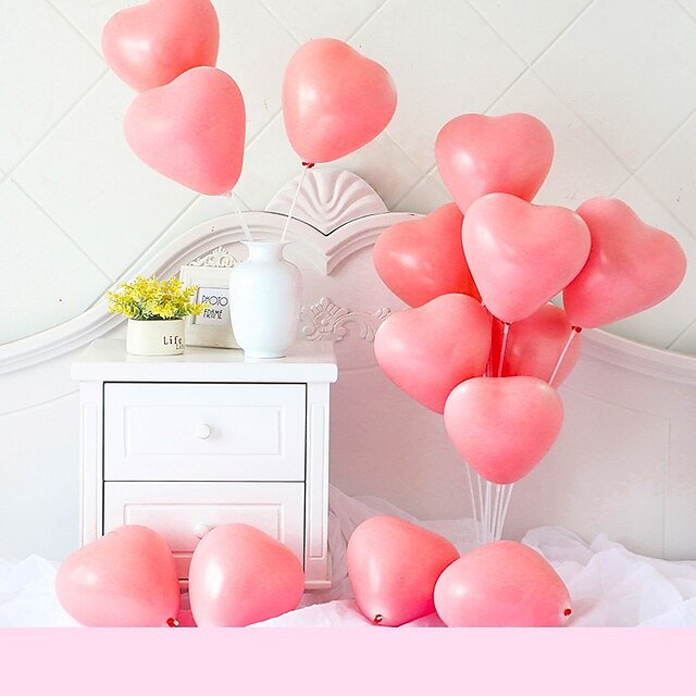 Home & Garden Home Decor | Macaron Heart-Shaped Latex Balloons Wedding Party Decoration Happy Birthday Anniversary - YT03015