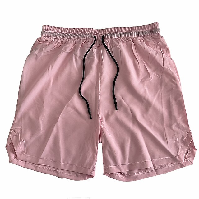 Mens Clothing Mens Bottoms | Mens Casual Casual / Sporty Active Shorts Drawstring Pocket Elastic Waist Knee Length Pants Sports 