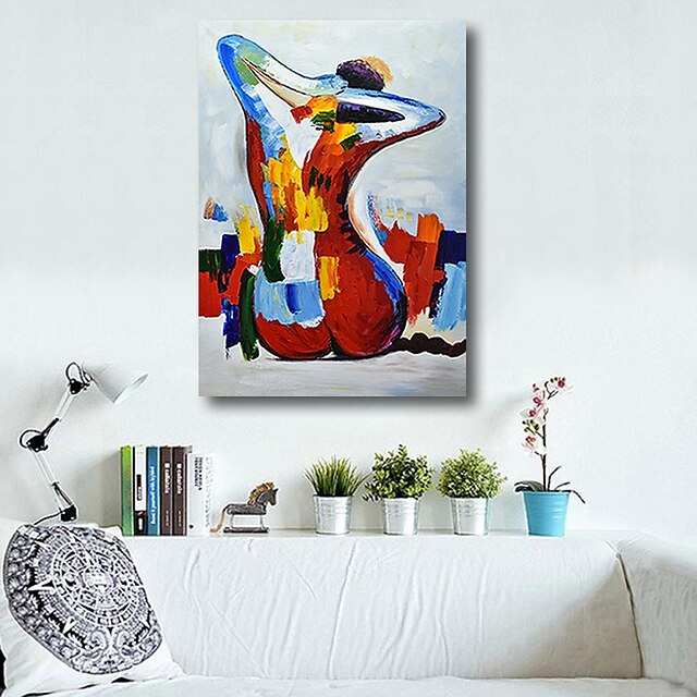 Home & Garden Wall Art | Oil Painting Handmade Hand Painted Wall Art Abstract Modern Figure Nude Girl Lady Home Decoration Decor