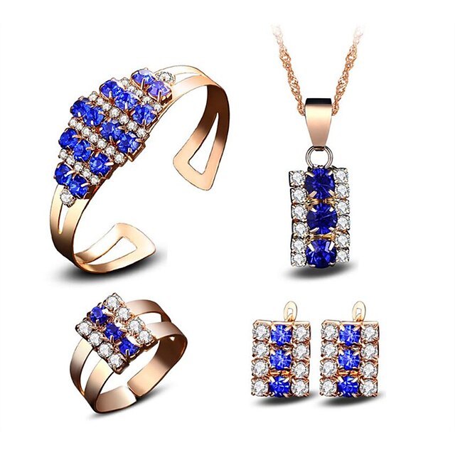 Shoes & Bags Fashion Accessories | 1 set Bridal Jewelry Sets For Womens Synthetic Amethyst Wedding Party Evening Engagement Copp