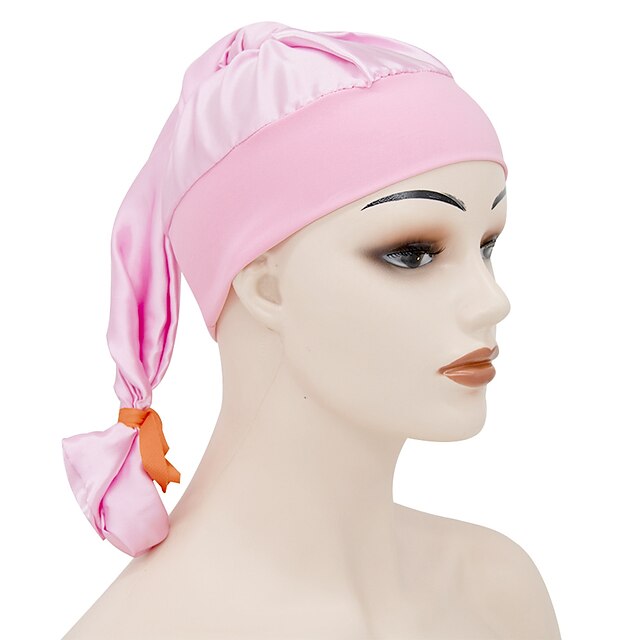 Shoes & Bags Fashion Accessories | 1 pcs Womens Casual Simple Style Sweet Bonnet Turban Home Daily Sexy Plain Solid / Plain Colo