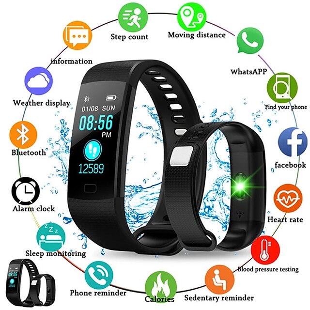  YH5 Heart Rate Monitor Smartwatch Sports Fashion for Ladies Man