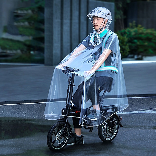  férfi női fényvisszaverő kerékpározás kerékpár kerékpár esőkabát esőköpeny poncsó kapucnis szélálló esőkabát mobilitás robogó huzat