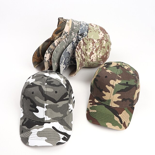 Shoes & Bags Fashion Accessories | 1pcs New Camo Baseball Cap Fishing Caps Men Outdoor Sport Camouflage Jungle Hat Hiking Casque