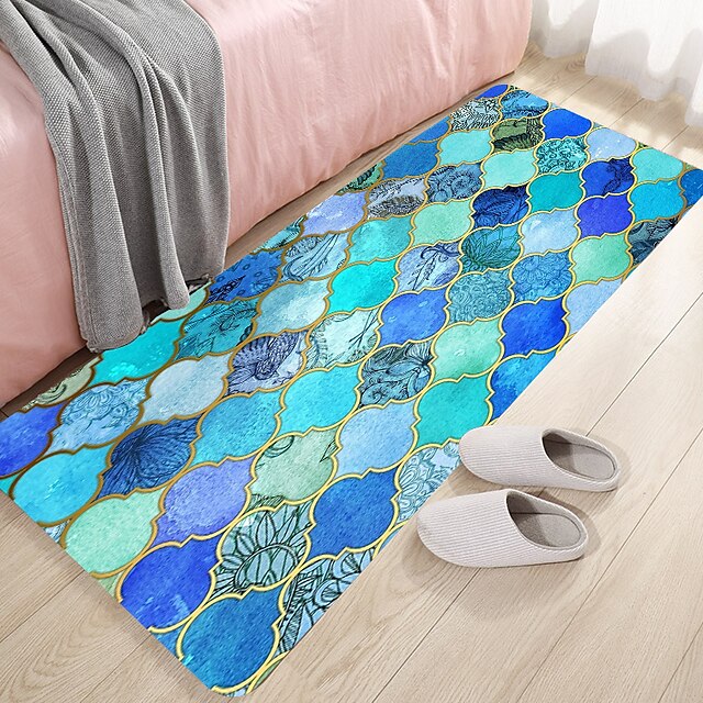 Home & Garden Bath Accessories | Moroge Pattern Stone Brick Series Digital Printing Floor Mat Modern Bath Mats Nonwoven / Memory