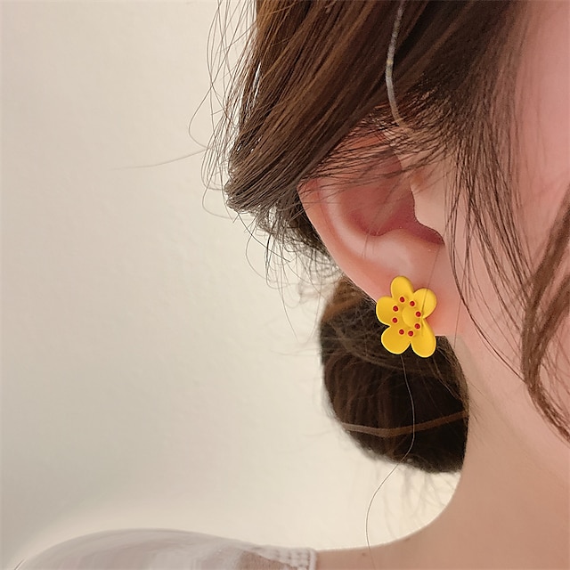 Shoes & Bags Fashion Accessories | 1 Pair Stud Earrings For Womens Sport Birthday Beach Alloy Classic Fashion - CH97081