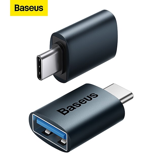  Baseus Ingenuity Series Mini OTG Adaptor Type-C to USB-A 3.1 Blue